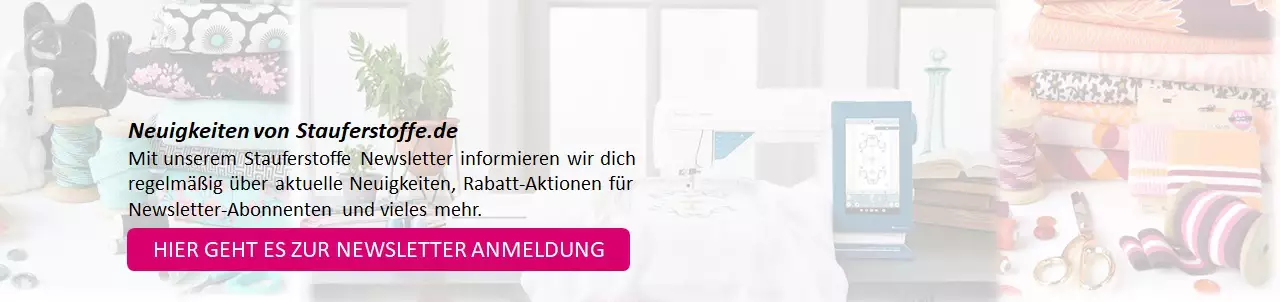 Stauferstoffe Newsletter